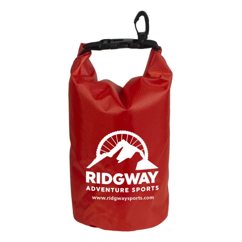 7" W x 11" H "The Navagio" 2.5 Liter Water Resistant Dry Bag With Clear Pocket Window (Overseas) - 2