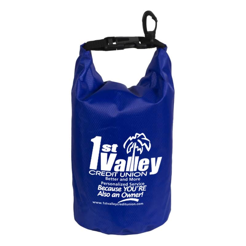 7" W x 11" H "The Navagio" 2.5 Liter Water Resistant Dry Bag With Clear Pocket Window (Overseas) - 6